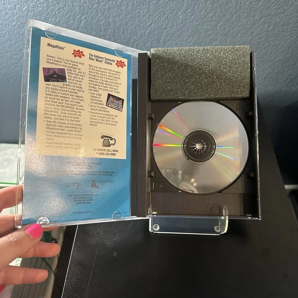 San Diego Zoo Presents The Animals (Sega CD, 1994) Complete With Manual & Foam